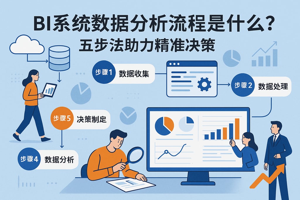 BI系统数据分析流程是什么？五步法助力精准决策"